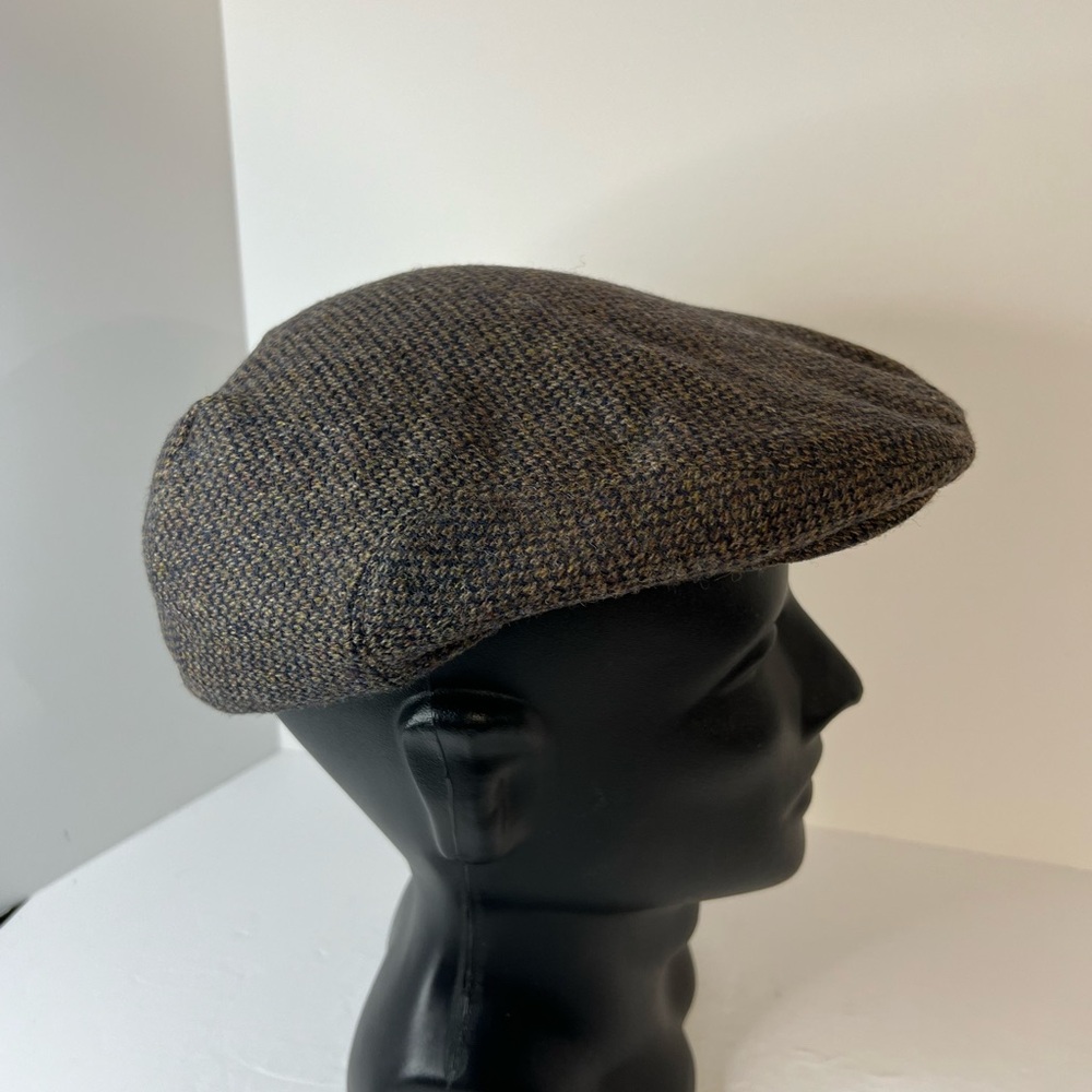 Weatherproof Garment Company Wool Newsboy Hat Mens XL Brown Cap